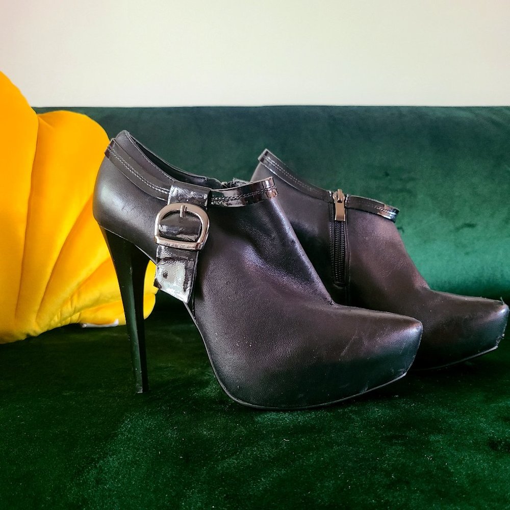 Black Baker Booties